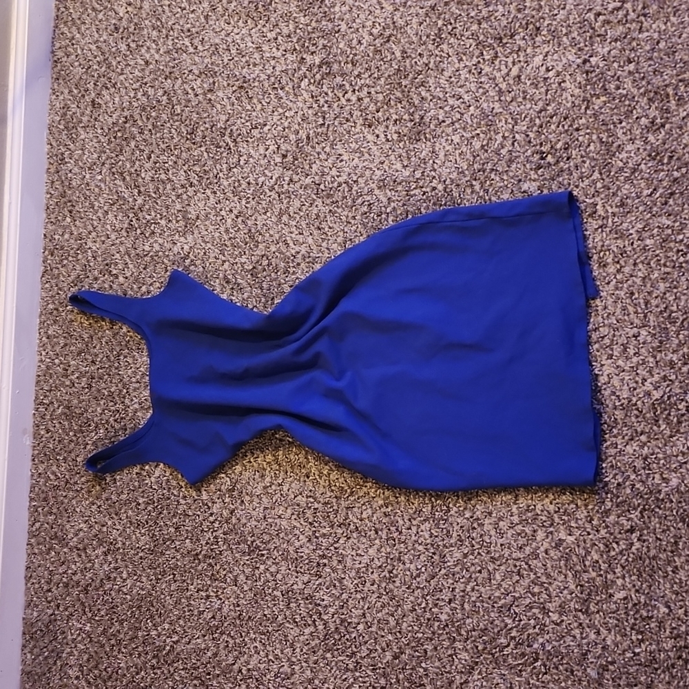 Blue dress